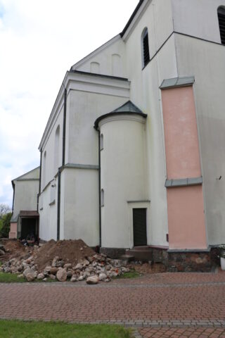 prace archeologiczne strona północna