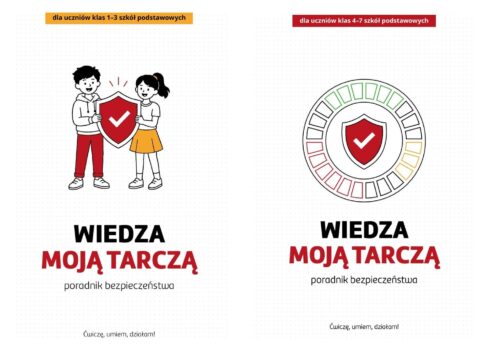 Wiedza Moją Tarczą. Poradnik bezpieczeństwa dla uczniów  szkół podstawowych